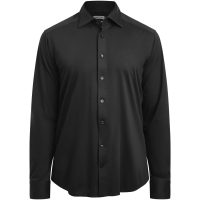 Skjorta Interlock Knit Slim Svart J.Harvest & Frost
