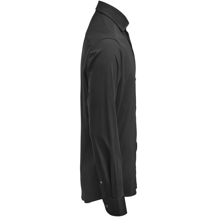 Skjorta Interlock Knit Slim Svart J.Harvest & Frost XS 35/36 – bild 4