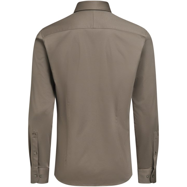 Skjorta Interlock Knit Slim Valnöt J.Harvest & Frost XS 35/36 – bild 4