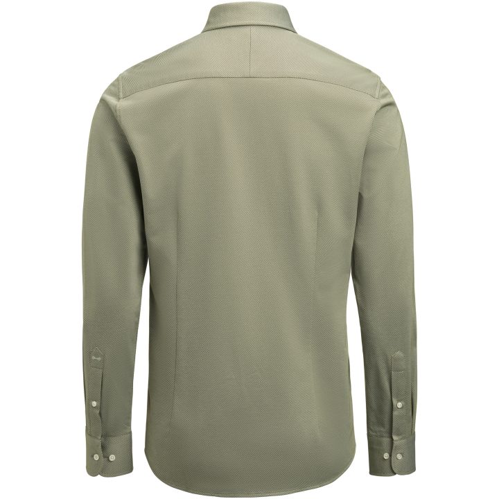 Skjorta King Knit Slim Grön/vit/vit J.Harvest & Frost XS – bild 3