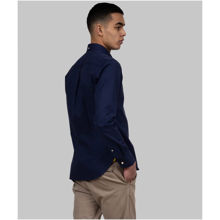 Skjorta Oxford Slim Marinblå J.Harvest & Frost XS 35/36 – bild 5