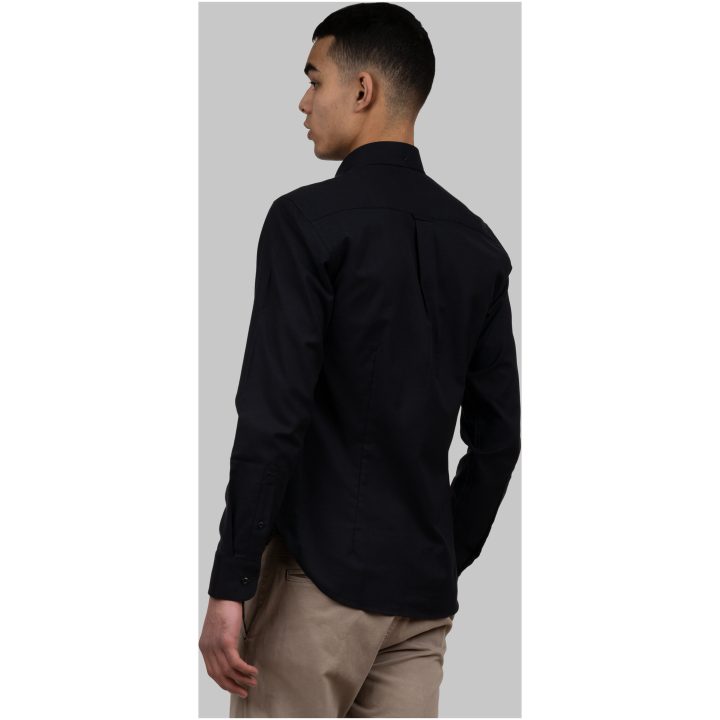 Skjorta Oxford Slim Svart J.Harvest & Frost XS 35/36 – bild 2