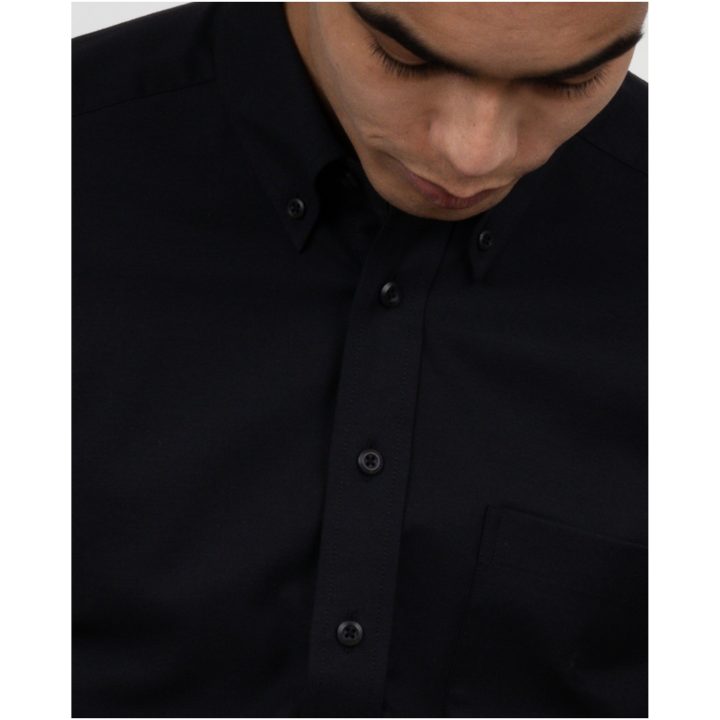 Skjorta Oxford Slim Svart J.Harvest & Frost XS 35/36 – bild 3