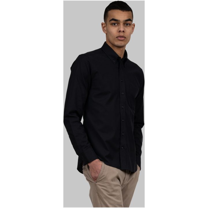 Skjorta Oxford Slim Svart J.Harvest & Frost XS 35/36 – bild 7