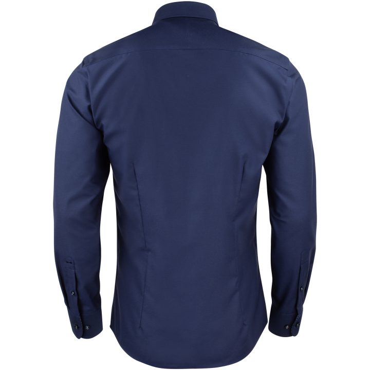 Skjorta Oxford Stretch Regular Marinblå J.Harvest & Frost s – bild 2