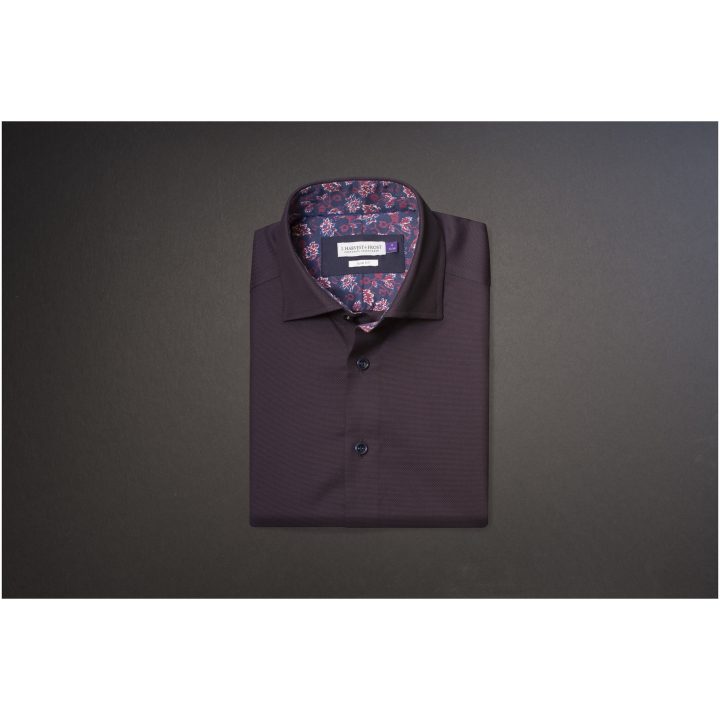Skjorta Oxford Stretch Slim Lila J.Harvest & Frost XS 35/36 – bild 3