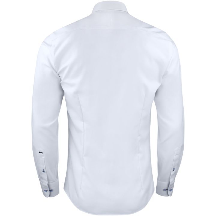 Skjorta Oxford Stretch Slim Vit J.Harvest & Frost XS – bild 3