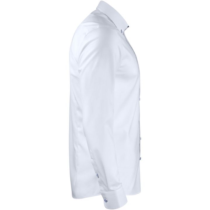Skjorta Oxford Stretch Slim Vit J.Harvest & Frost XS – bild 5