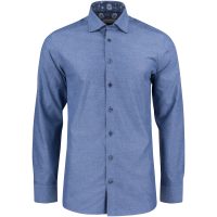 Skjorta PB144 Brushed Jacquard Regular Blå J.Harvest & Frost