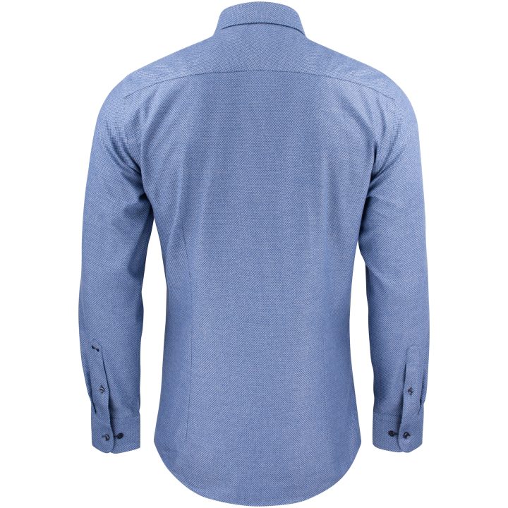 Skjorta PB144 Brushed Jacquard Regular Blå J.Harvest & Frost S 37/38 – bild 2