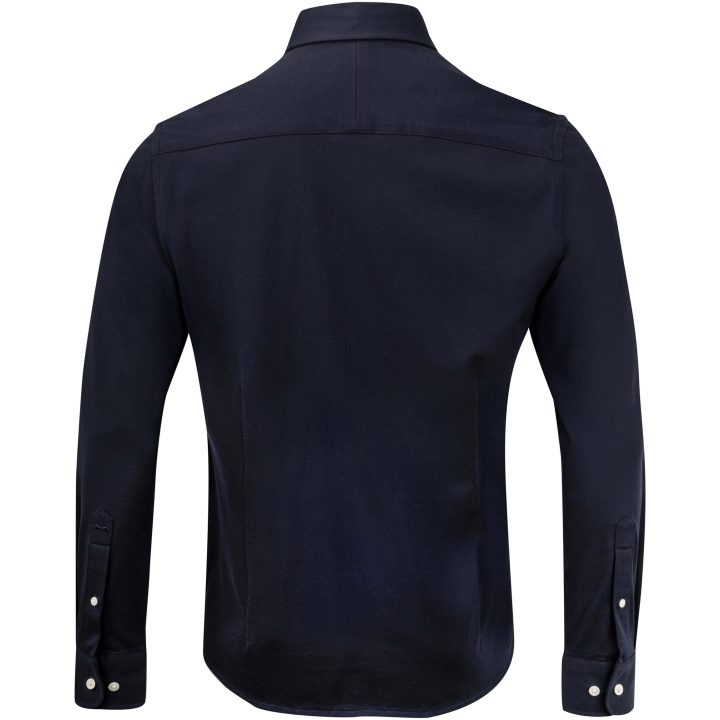 Skjorta Pique Knit Regular Marinblå J.Harvest & Frost s – bild 2