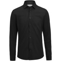 Skjorta Pique Knit Regular Svart J.Harvest & Frost