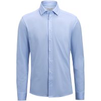 Skjorta Pique Knit Slim Himmelsblå J.Harvest & Frost