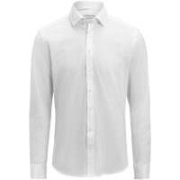 Skjorta Pique Knit Slim Vit J.Harvest & Frost