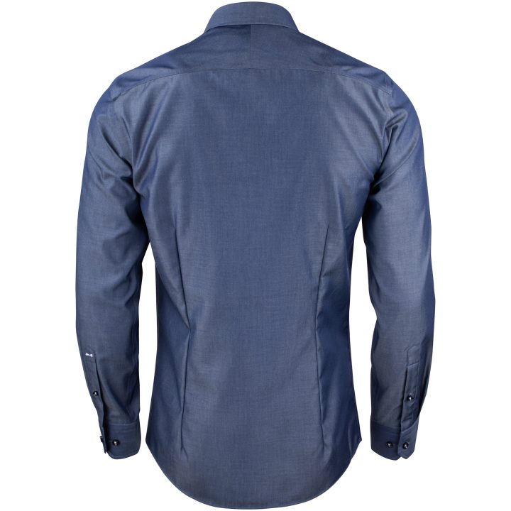 Skjorta RB120 Twill Slim Indigoblå Indigo J.Harvest & Frost XS 35/36 – bild 2