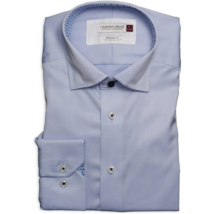 Skjorta RB122 Twill Regular Himmelsblå J.Harvest & Frost s – bild 5