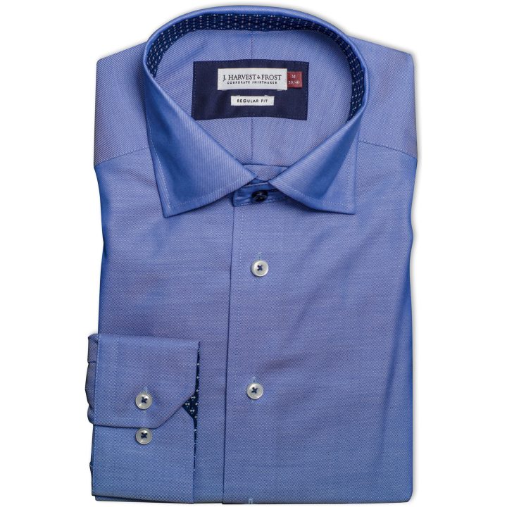 Skjorta RB122 Twill Regular Mellanblå J.Harvest & Frost s – bild 5