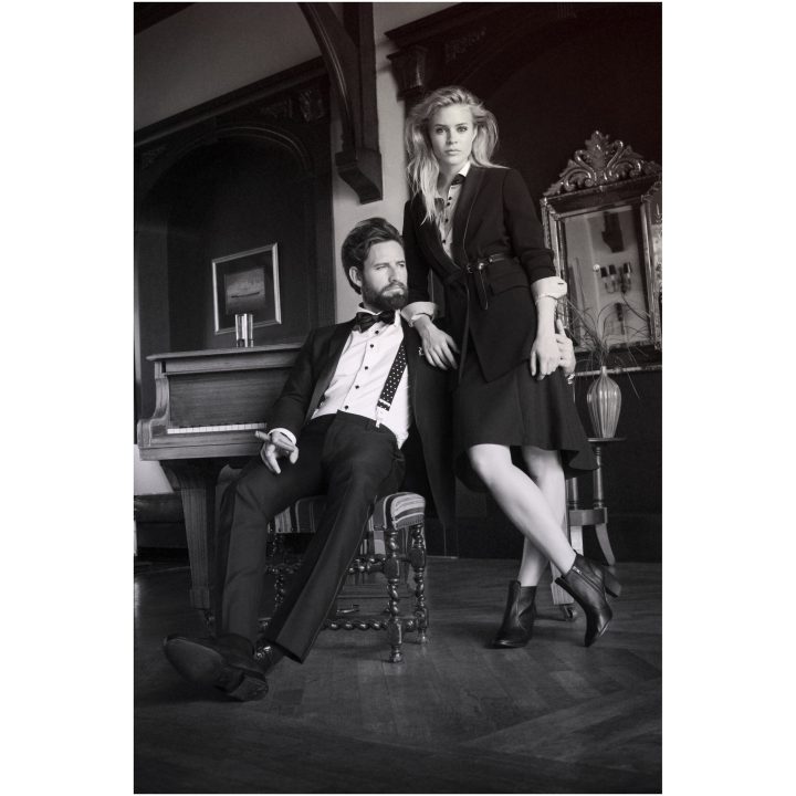 Skjorta RB20 Twill Regular Himmelsblå/marinblå J.Harvest & Frost s – bild 12