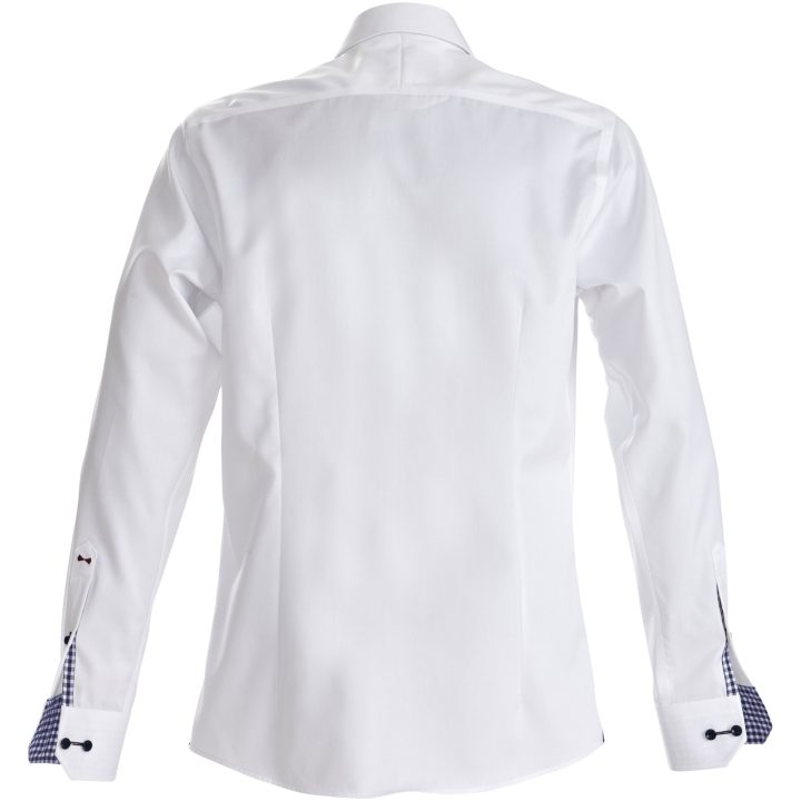Skjorta RB20 Twill Regular Vit Marinblå J.Harvest & Frost s – bild 4