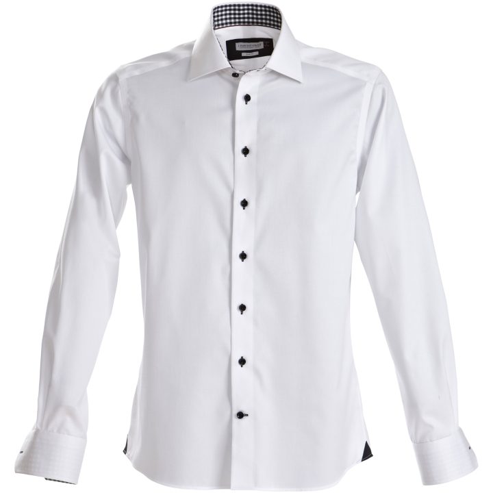 Skjorta RB20 Twill Regular Vit/svart J.Harvest & Frost s – bild 4