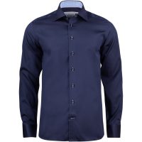 Skjorta RB20 Twill Slim Marinblå/sky J.Harvest & Frost