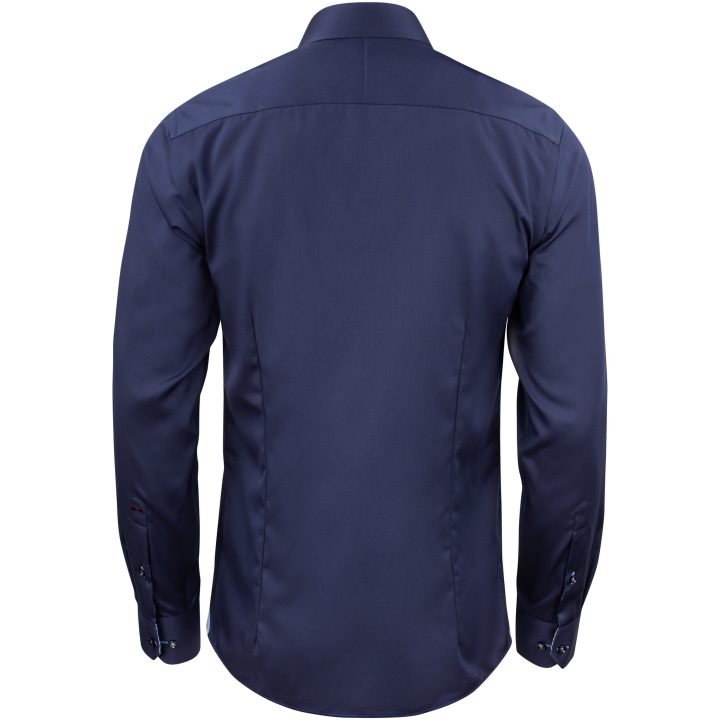 Skjorta RB20 Twill Slim Marinblå/sky J.Harvest & Frost XS – bild 2