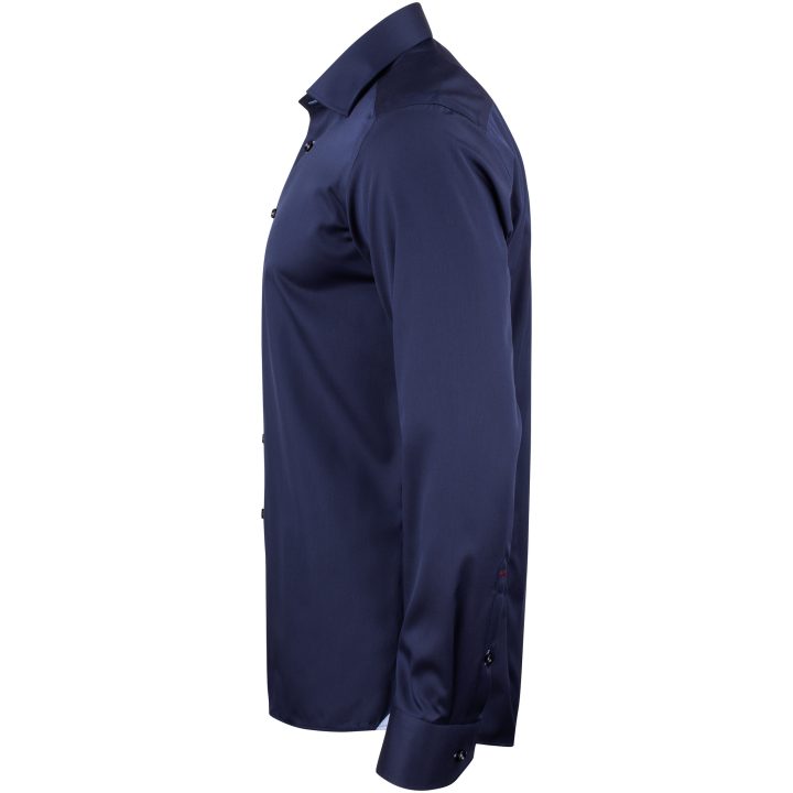 Skjorta RB20 Twill Slim Marinblå/sky J.Harvest & Frost XS – bild 4