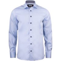 Skjorta RB20 Twill Slim Sky/marinblå J.Harvest & Frost