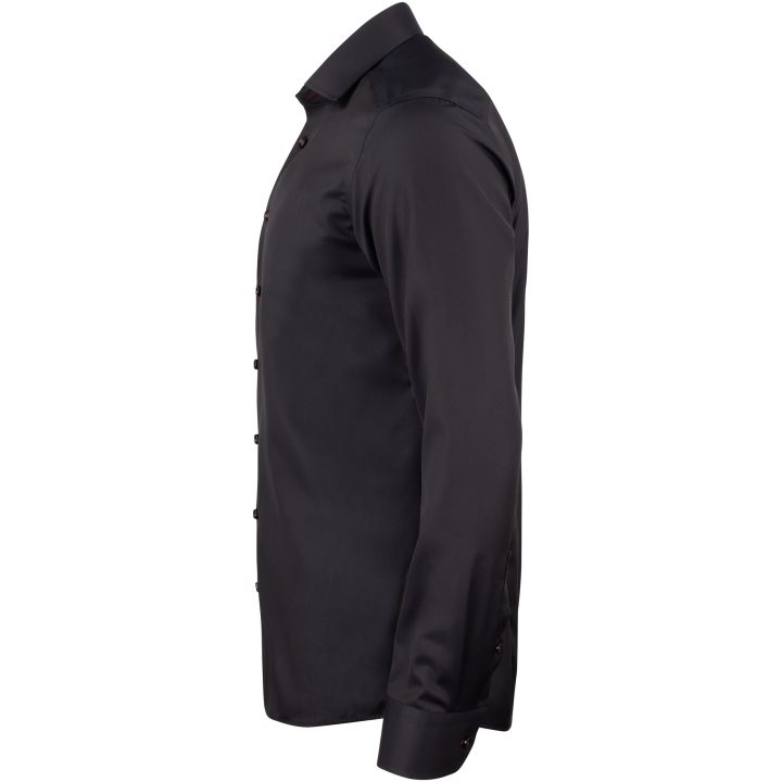 Skjorta RB20 Twill Slim Svart/röd J.Harvest & Frost XS – bild 4