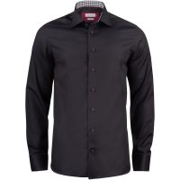 Skjorta RB20 Twill Slim Svart/röd J.Harvest & Frost