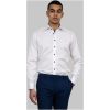 Skjorta RB20 Twill Slim Vit Marinblå J.Harvest & Frost XS – miniatyr 1