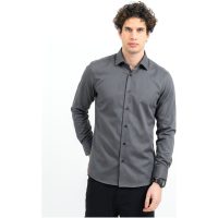 Skjorta Royal Twill Slim Grå J.Harvest & Frost