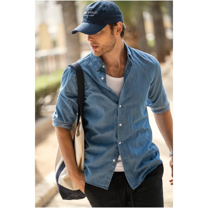 Skjorta Sayville Denim James Harvest – bild 7