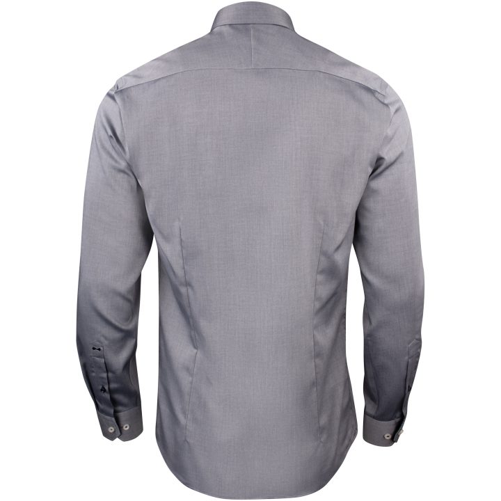 Skjorta Twill Slim Grå J.Harvest & Frost XS – bild 2