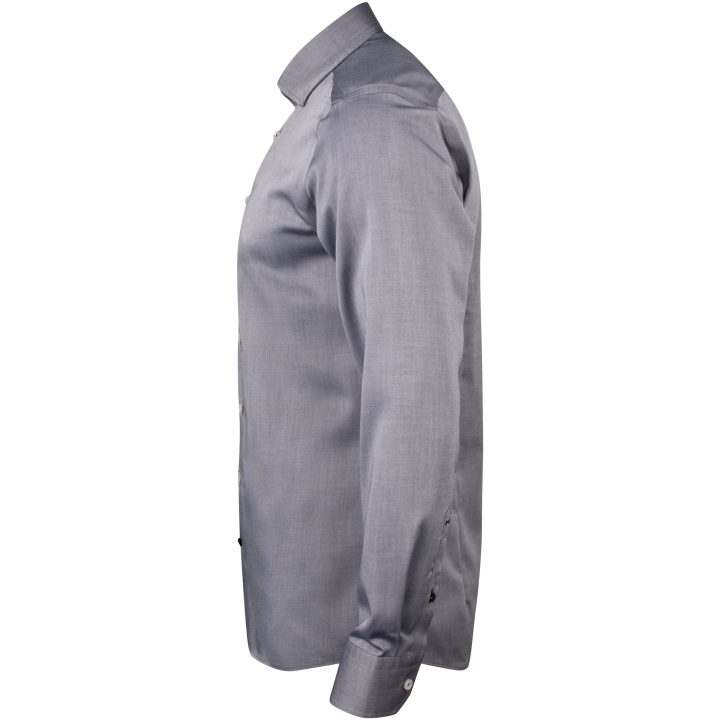 Skjorta Twill Slim Grå J.Harvest & Frost XS – bild 3