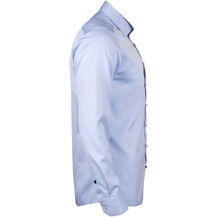 Skjorta Twill Slim Himmelsblå J.Harvest & Frost XS – bild 4