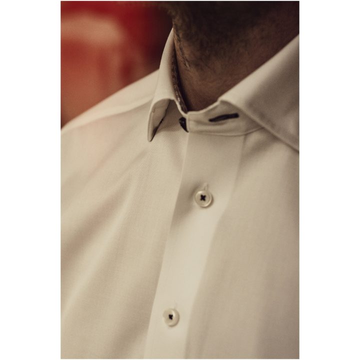 Skjorta Twill Slim Mellanblå J.Harvest & Frost XS – bild 6