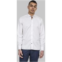 Skjorta Twill Slim Vit J.Harvest & Frost