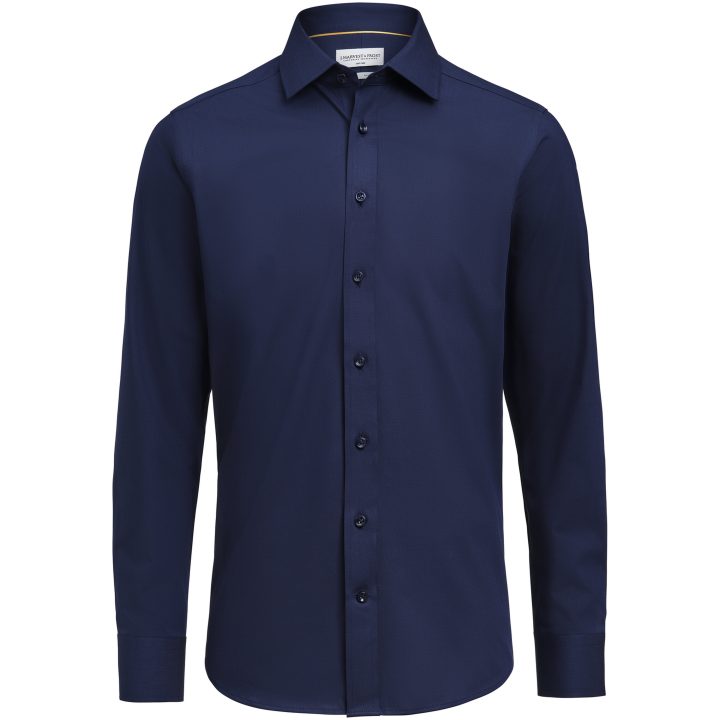 Skjorta YB150 Twill Stretch Regular Marinblå J.Harvest & Frost s – bild 2