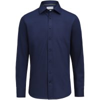 Skjorta YB150 Twill Stretch Slim Marinblå J.Harvest & Frost