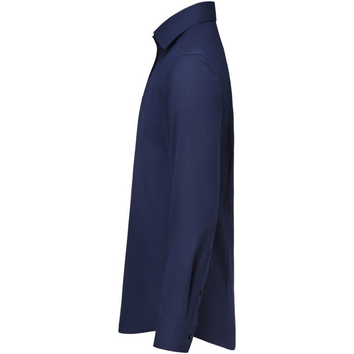 Skjorta YB150 Twill Stretch Slim Marinblå J.Harvest & Frost XS – bild 3