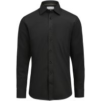 Skjorta YB150 Twill Stretch Slim Svart J.Harvest & Frost