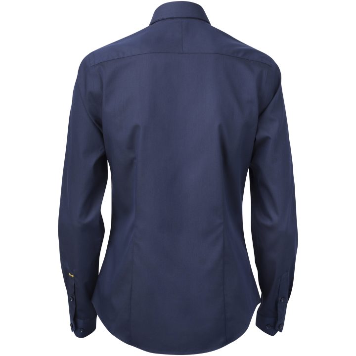 Skjorta YB50 Twill Dam Marinblå J.Harvest & Frost XS – bild 3