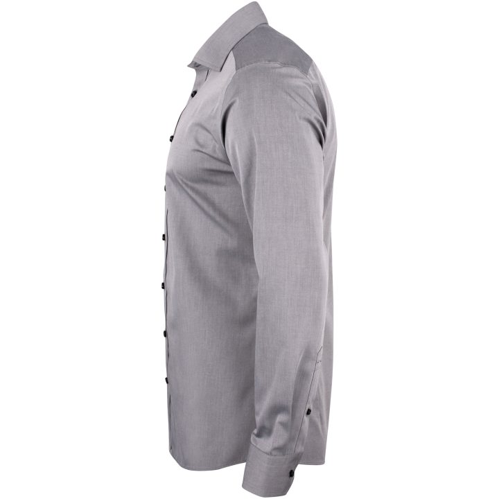 Skjorta YB50 Twill Regular Grå J.Harvest & Frost s – bild 4
