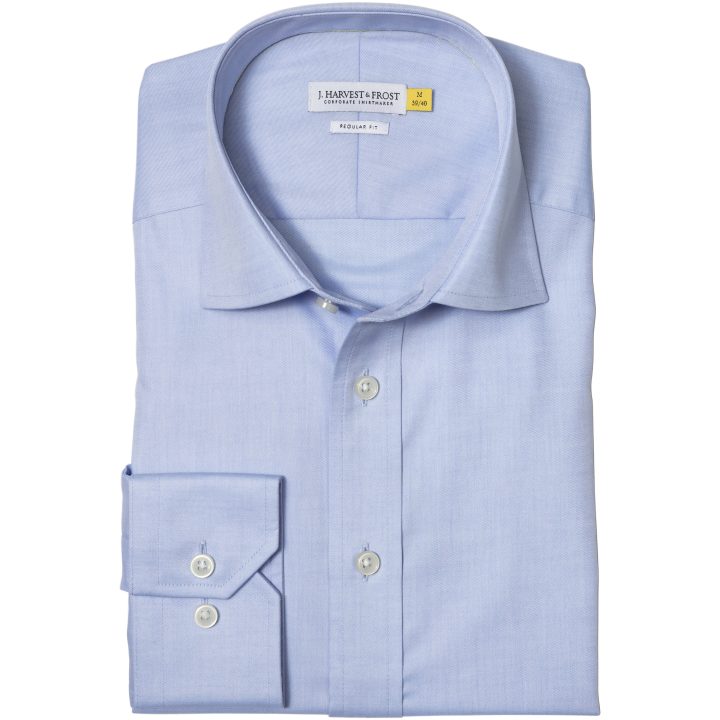 Skjorta YB50 Twill Regular Himmelsblå J.Harvest & Frost s – bild 2