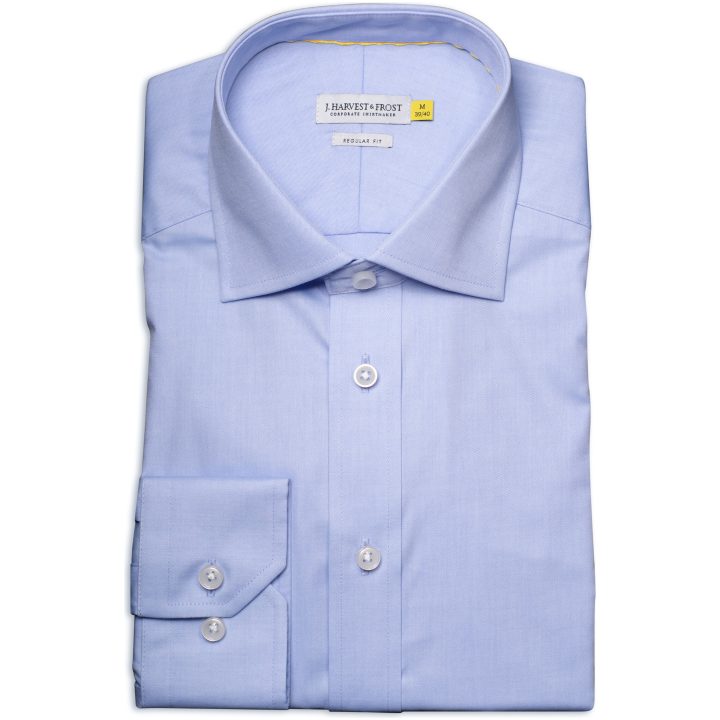 Skjorta YB50 Twill Regular Himmelsblå J.Harvest & Frost s – bild 6