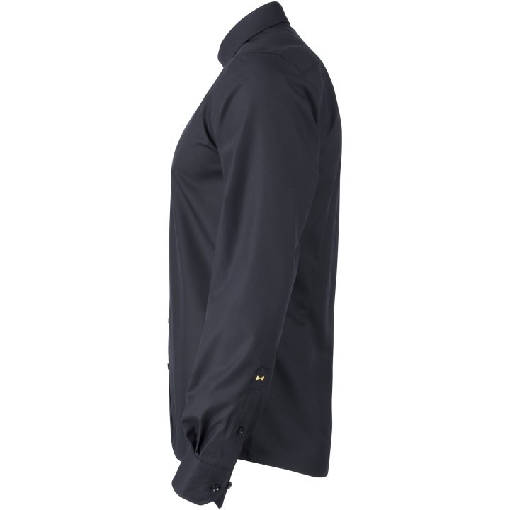 Skjorta YB50 Twill Regular Svart J.Harvest & Frost s – bild 4