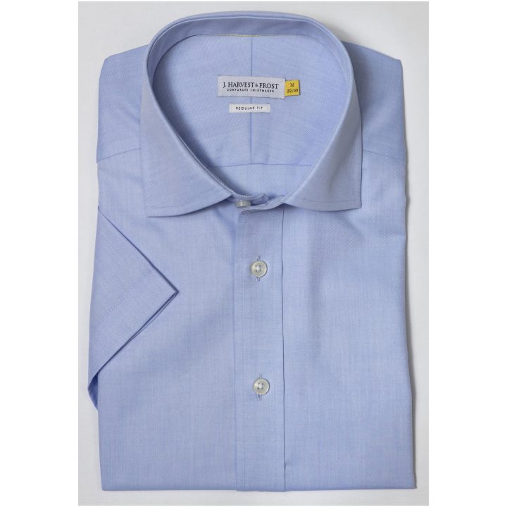 Skjorta YB50 Twill S S Regular Himmelsblå J.Harvest & Frost s – bild 2