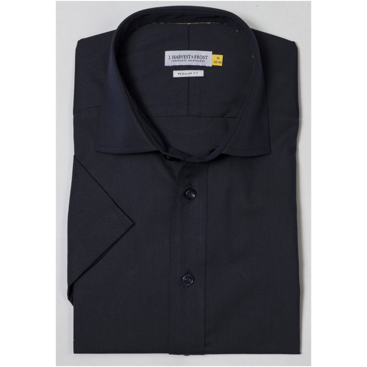 Skjorta YB50 Twill S S Regular Marinblå J.Harvest & Frost s – bild 2