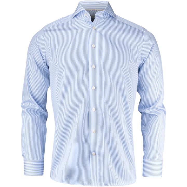 Skjorta YB50 Twill Slim Light blue Stripe J.Harvest & Frost XS – bild 2